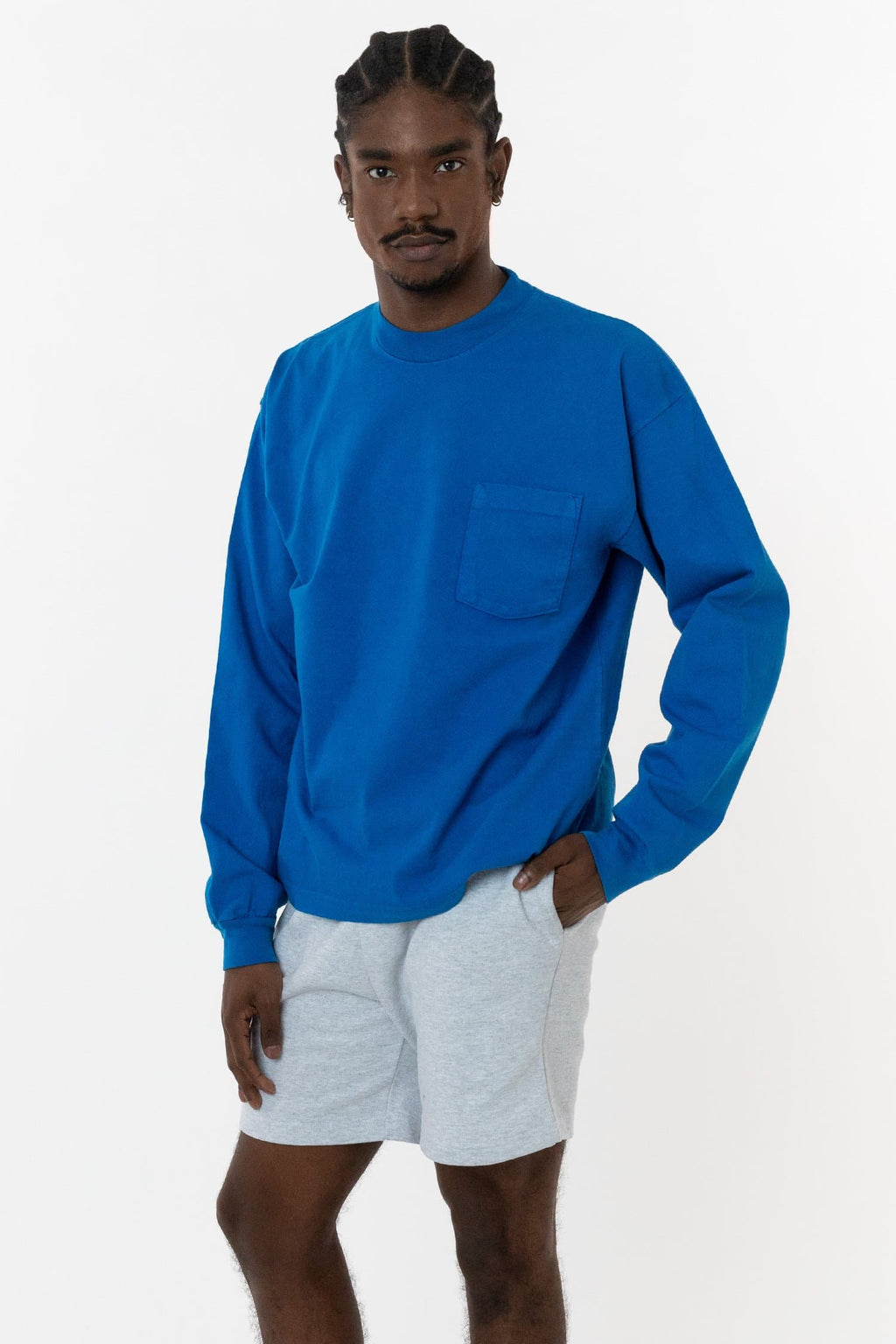 1210GD - 8.5 oz. Heavy Jersey Long Sleeve Boxy Work Shirt