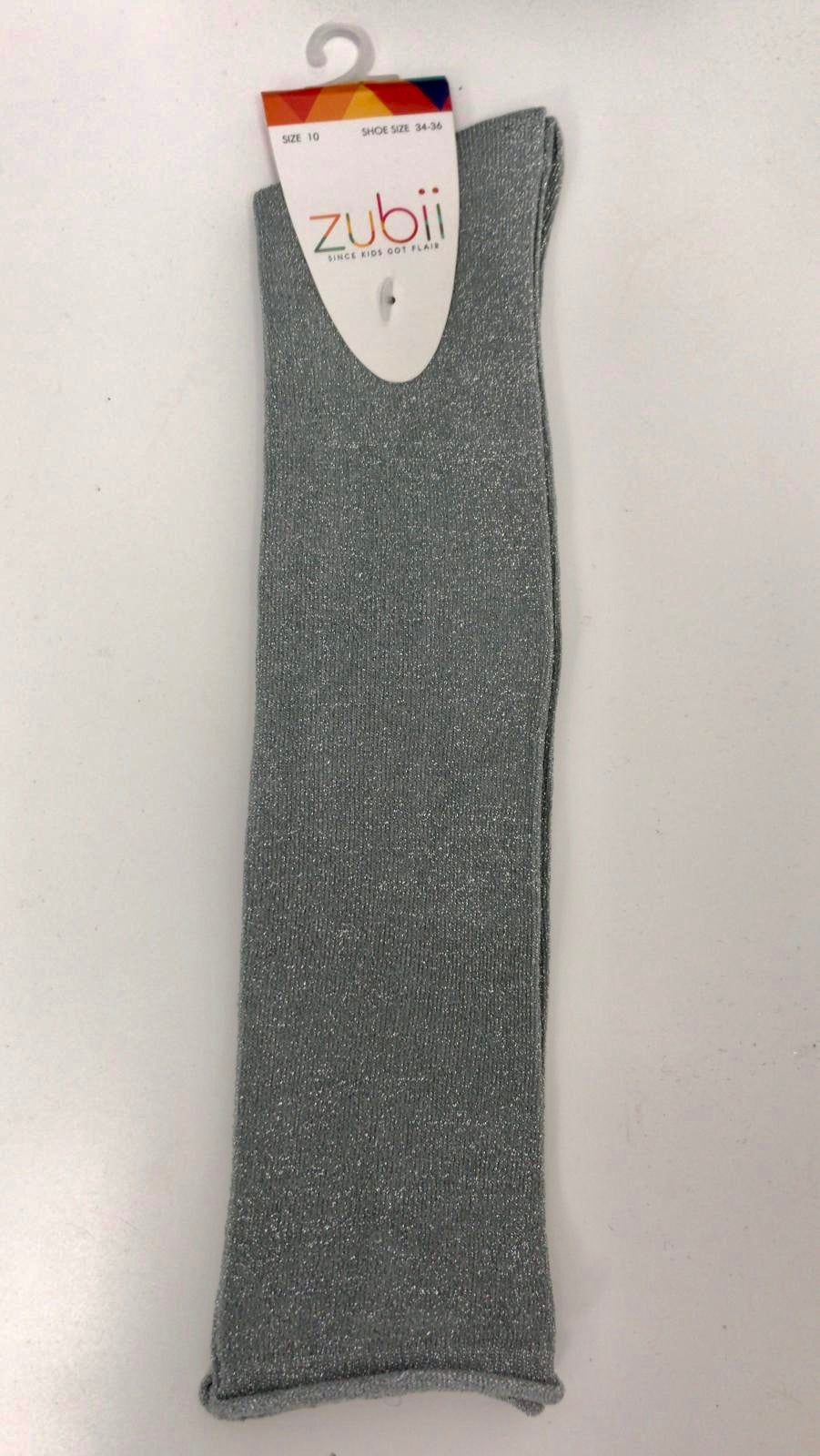 Zubii Knee Sock - Sparkle Grey