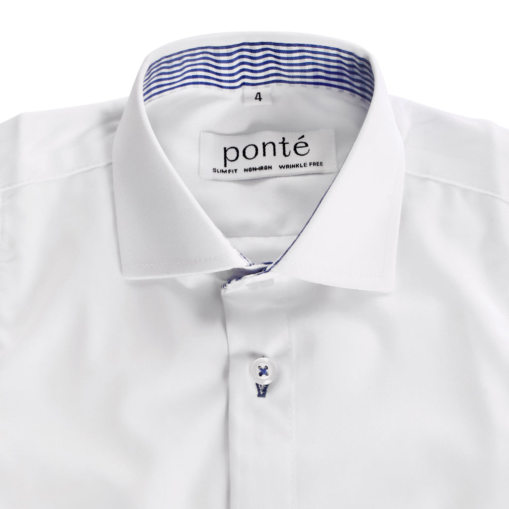 Ponte Kids Short Sleeve Shirt - Gingham