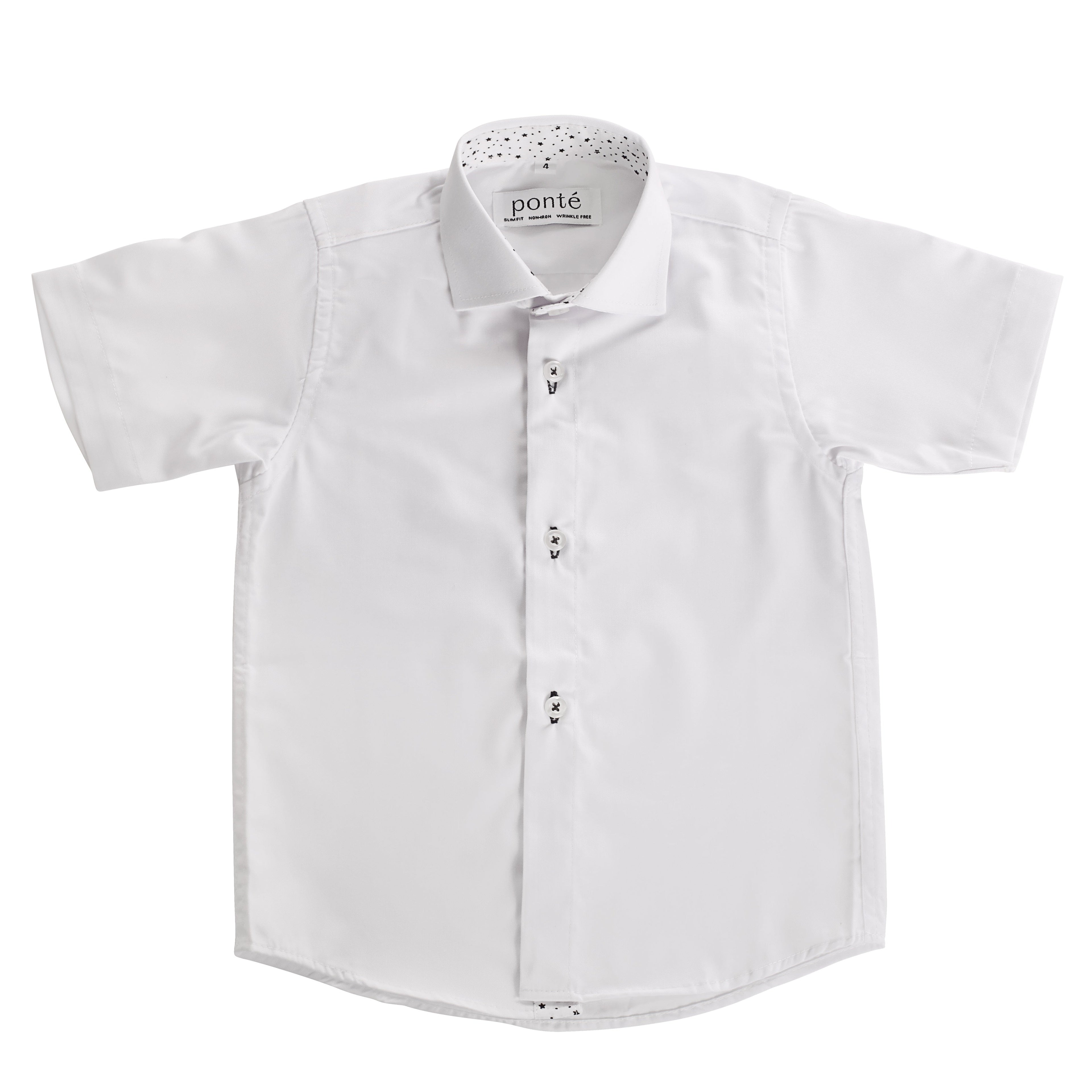 Ponte Kids Short Sleeve Shirt - Star