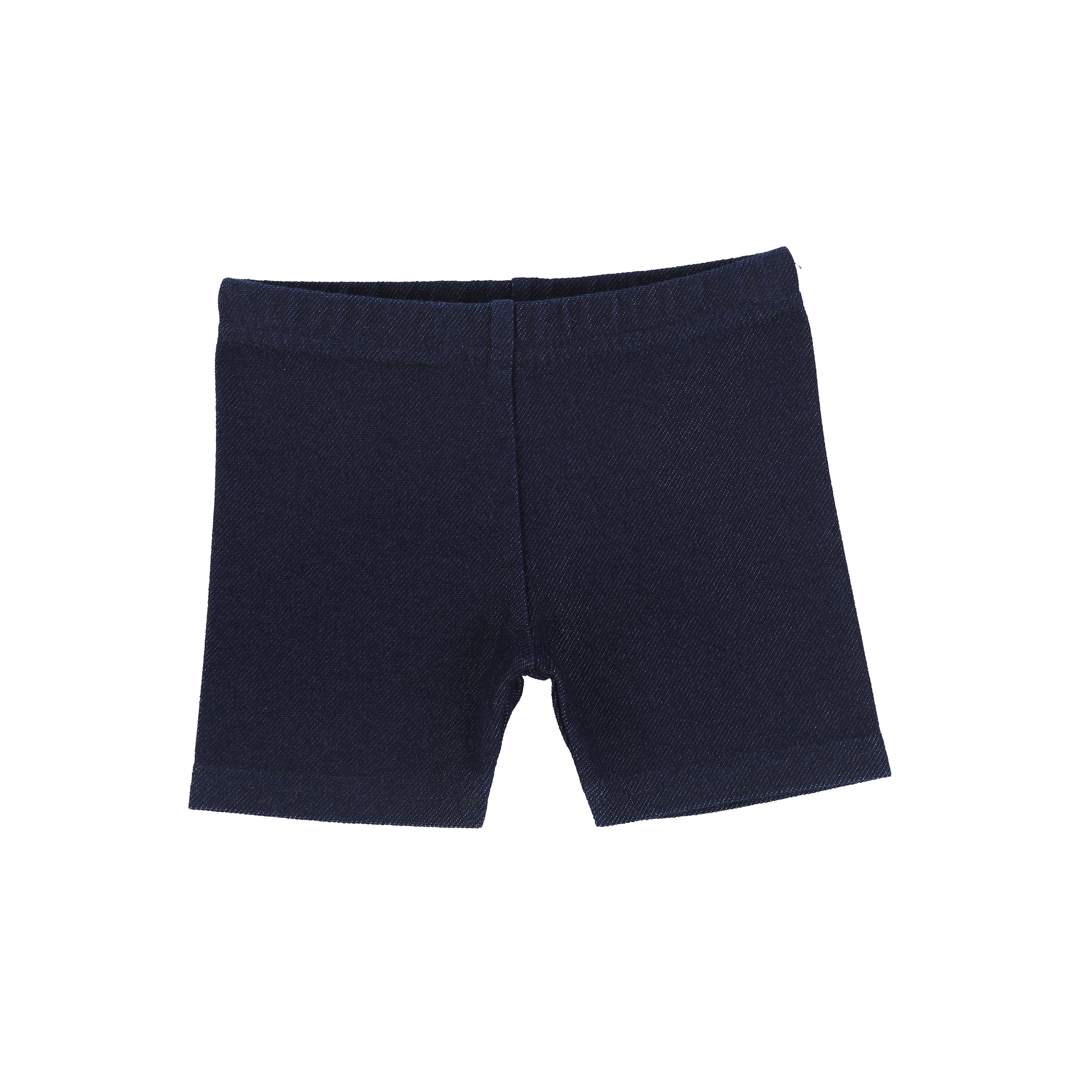 Lil Legs Biker Shorts - Dark Denim