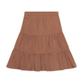 Teela Rib Tiered Skirt - Camel