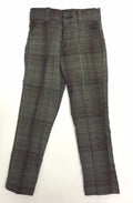 Moe & Dave Grey Plaid Skinny Pants