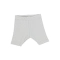 Lil Legs Ribbed Shorts - Light Grey