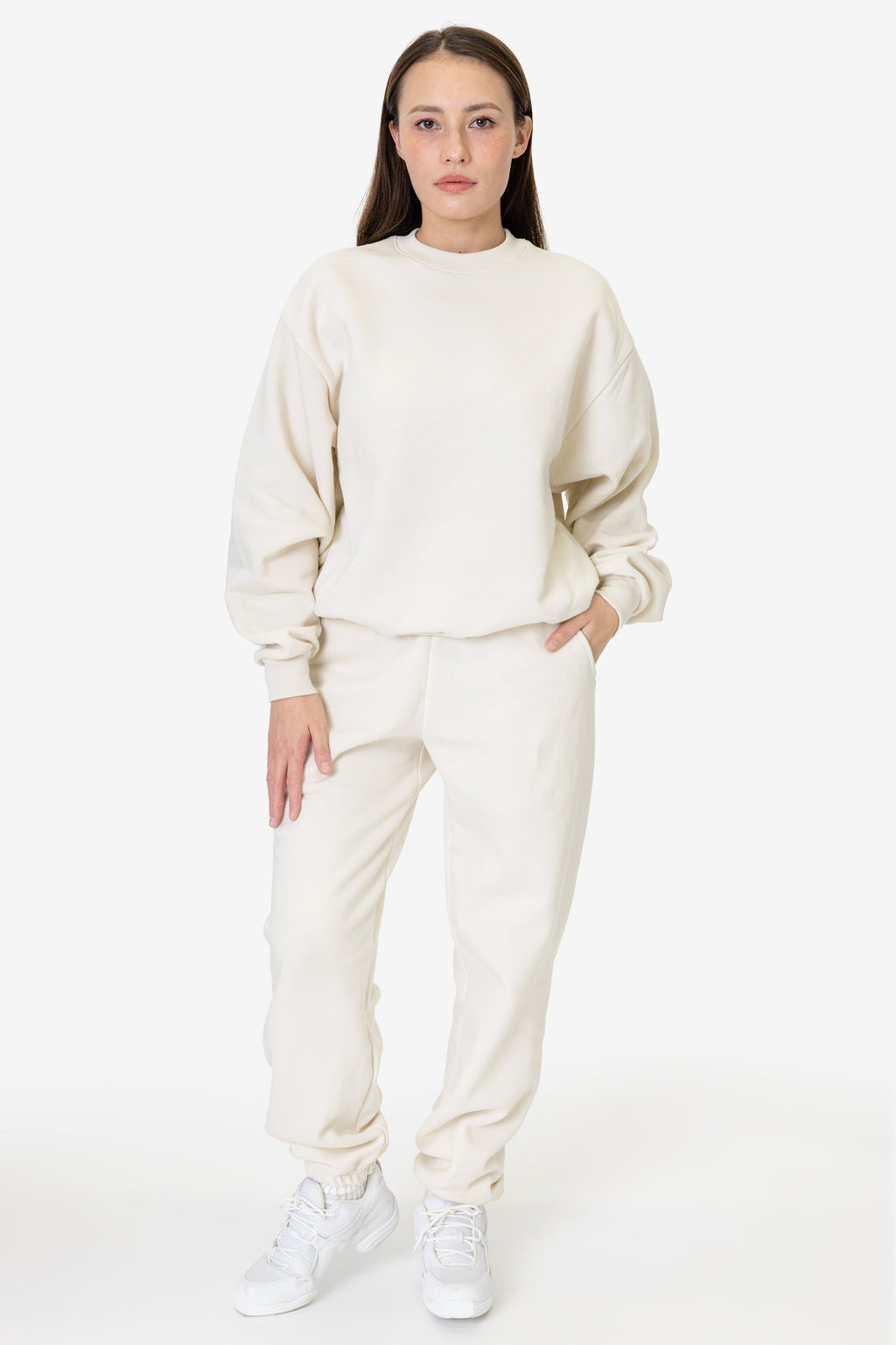 MWF1044 Unisex - 10 oz. Mid-Weight Poly Cotton Fleece Wide Sweatpant