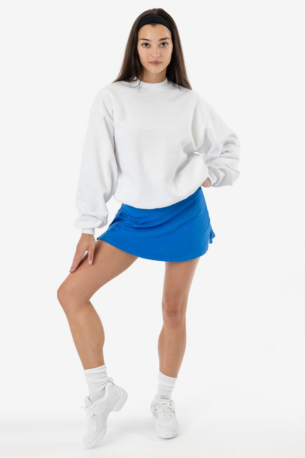 MWF1047 Unisex - 10 oz. Mid-weight Poly Cotton Fleece Wide Crewneck