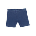 Lil Legs Biker Shorts - Midwash Denim