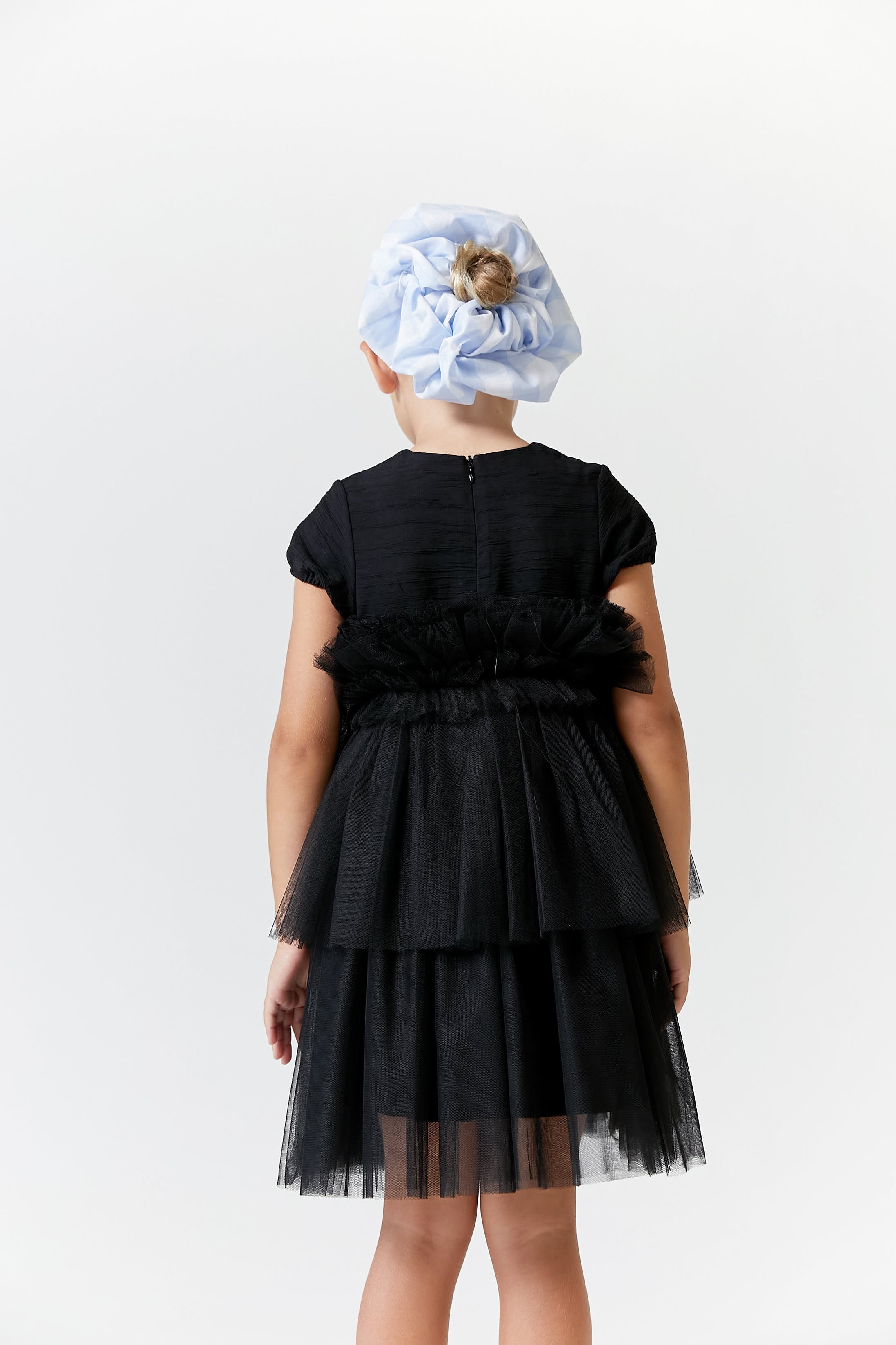 Kipp Tulle Layer Dress - Black