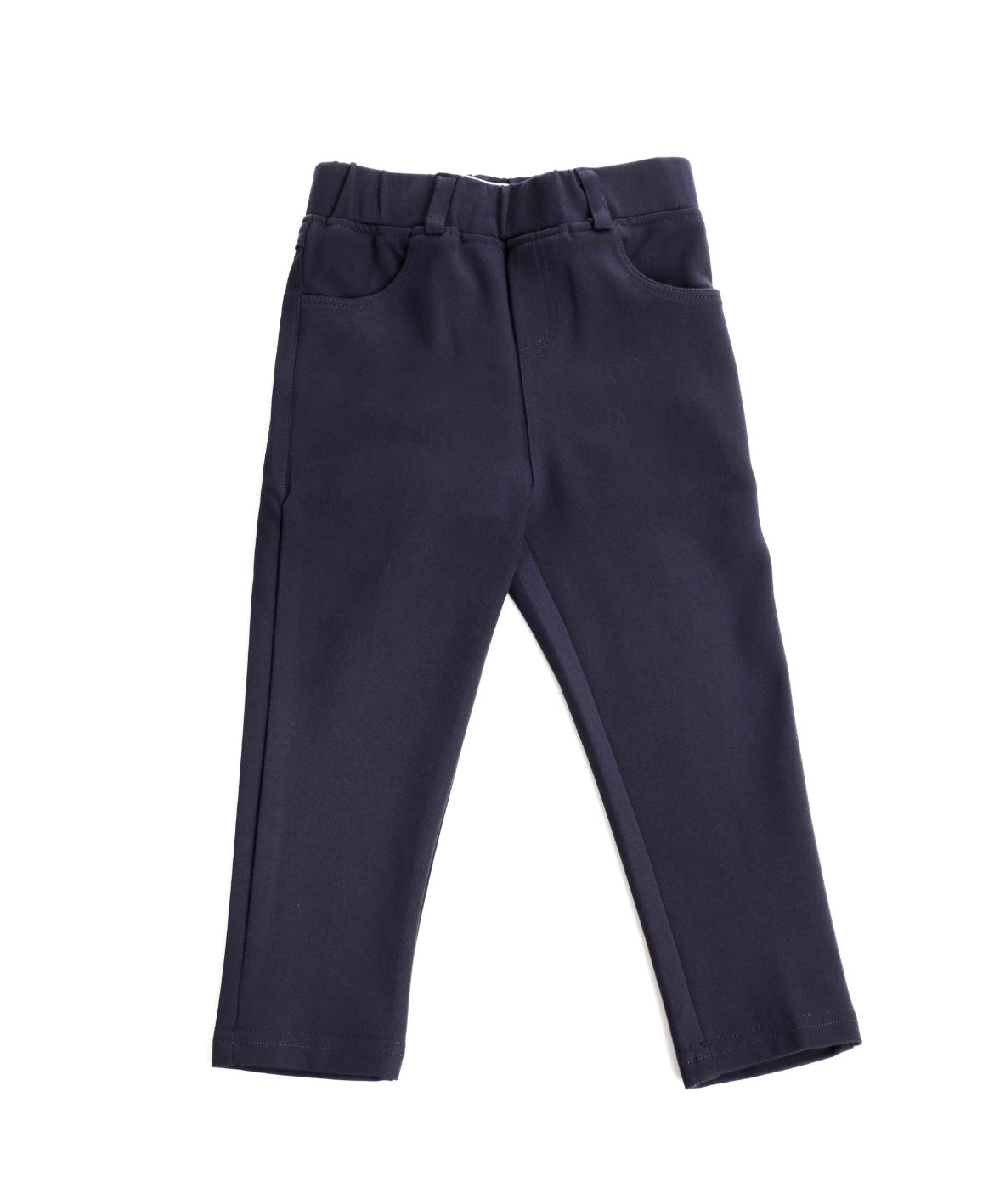 Ponte Kids Skinny Stretch Pull on Pants - Navy