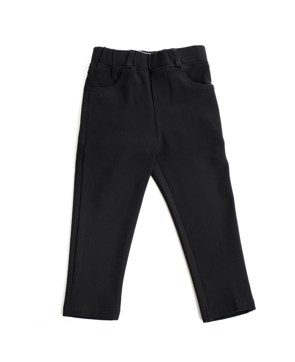 Ponte Kids Skinny Stretch Pull on Pants - Black