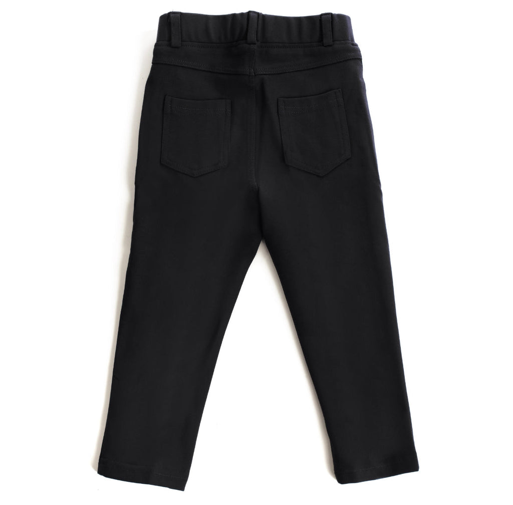 Ponte Kids Skinny Stretch Pull on Pants - Black