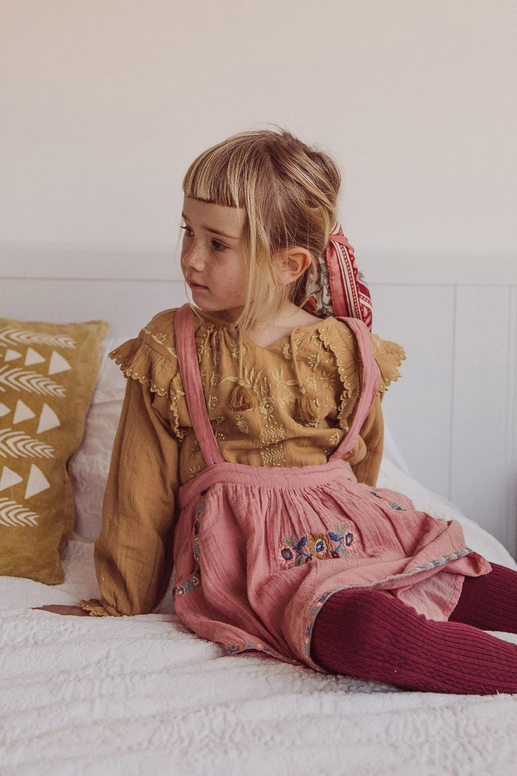 Louise Misha Iris Blouse - Caramel