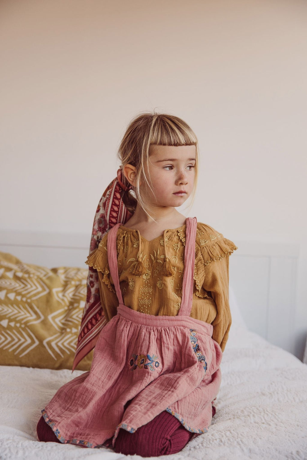 Louise Misha Iris Blouse - Caramel